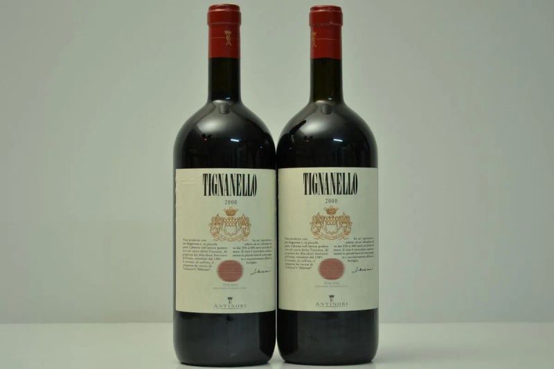 Tignanello Antinori 2000  - Auction FINE WINES FROM IMPORTANT ITALIAN CELLARS - Pandolfini Casa d'Aste