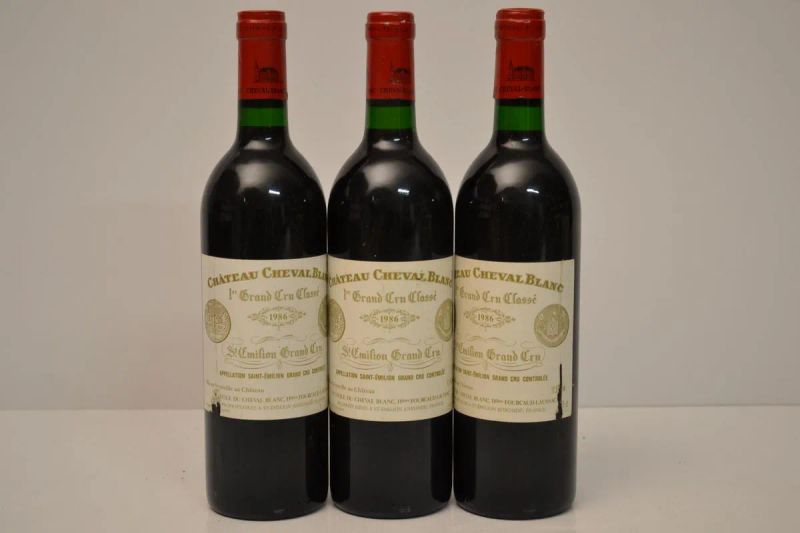 Chateau Cheval Blanc 1986  - Asta Vini Pregiati e una Straordinaria Selezione dalla Cantina Storica di Masseto - Pandolfini Casa d'Aste