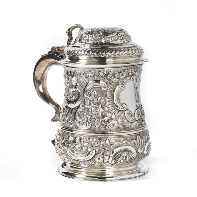 TANKARD, LONDRA, 1750, ARGENTIERE RICHARD BAYLEY  - Auction TIME AUCTION | ITALIAN AND EUROPEAN SILVER - Pandolfini Casa d'Aste