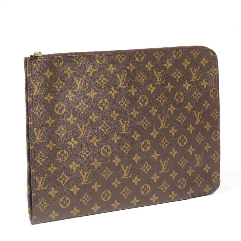 LOUIS VUITTON CLUTCH DOCUMENT  - Auction VINTAGE FASHION: HERMES, LOUIS VUITTON AND OTHER GREAT MAISON BAGS AND ACCESSORIES - Pandolfini Casa d'Aste