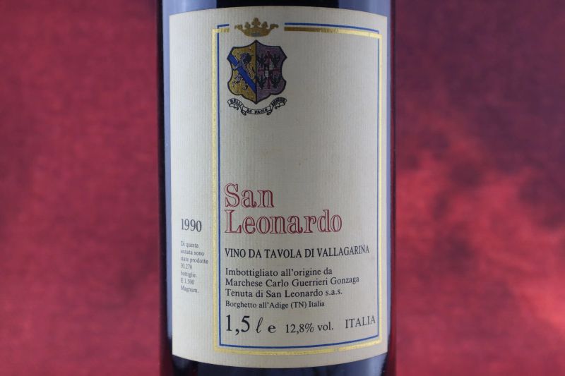 



San Leonardo Tenuta San Leonardo 1990  - Asta Smartwine 2.0 | Christmas Edition - Pandolfini Casa d'Aste