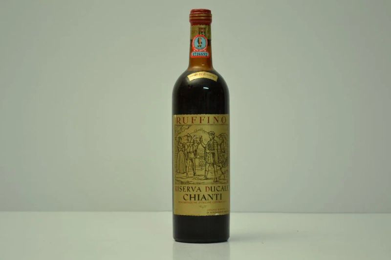 Chianti Riserva Ducale Ruffino 1958  - Asta VINI PREGIATI DA IMPORTANTI CANTINE ITALIANE - Pandolfini Casa d'Aste