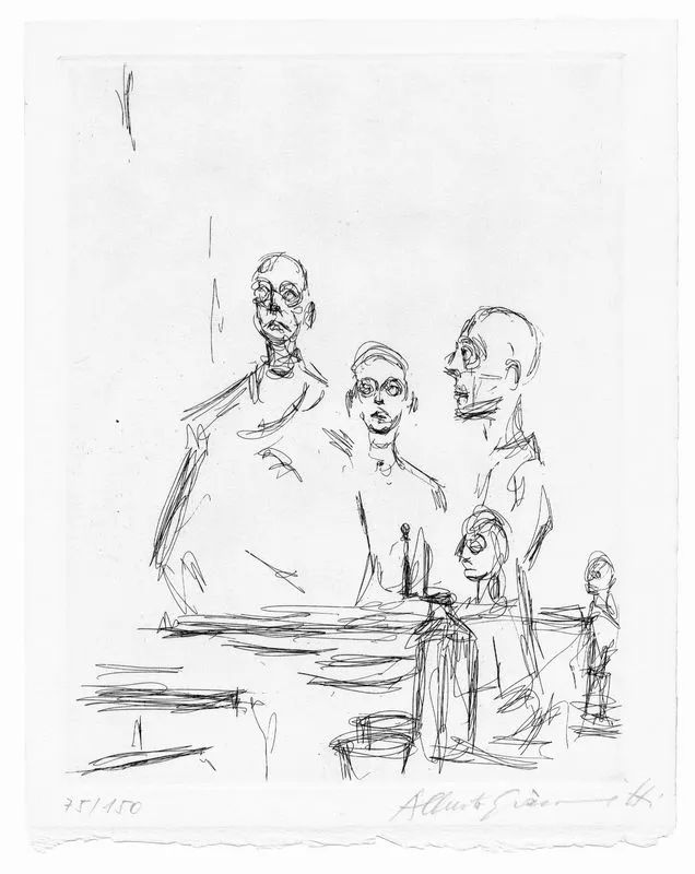 Giacometti, Alberto  - Auction OLD MASTER AND MODERN PRINTS AND DRAWINGS - OLD AND RARE BOOKS - Pandolfini Casa d'Aste