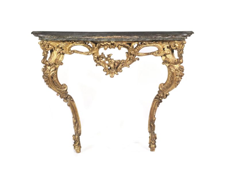 CONSOLE, ITALIA SETTENTRIONALE, SECOLO XVIII  - Auction FOUR CENTURIES OF STYLE BETWEEN ITALY AND FRANCE - Pandolfini Casa d'Aste