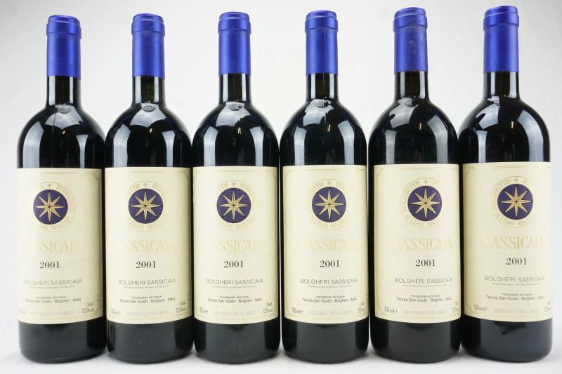      Sassicaia Tenuta San Guido 2001   - Asta L'Arte del Collezionare - Vini italiani e francesi da cantine selezionate - Pandolfini Casa d'Aste