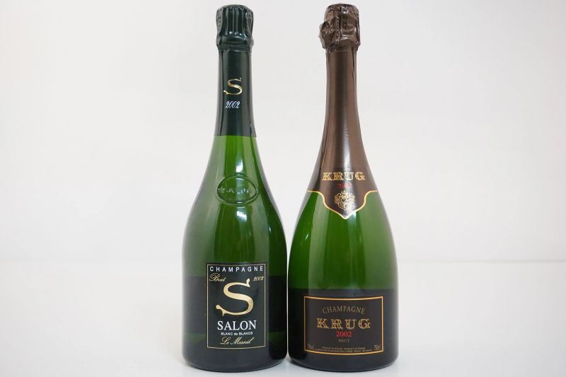 Selezione Champagne 2002  - Asta VINI PREGIATI E DISTILLATI DA COLLEZIONE - Pandolfini Casa d'Aste