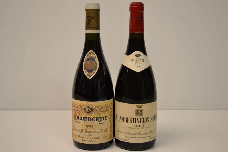 Selezione Domaine Armand Rousseau 1990  - Auction Fine Wines from Important Private Italian Cellars - Pandolfini Casa d'Aste