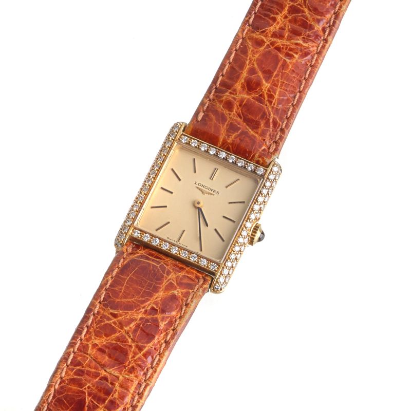 



LONGINES YELLOW GOLD LADY'S WATCH WITH DIAMONDS  - Auction WATCHES AND PENS - Pandolfini Casa d'Aste