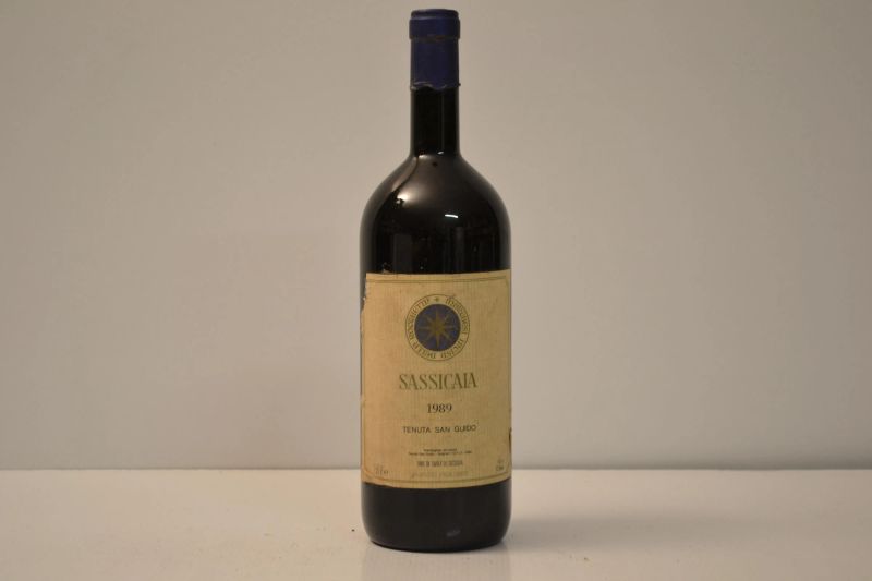 Sassicaia Tenuta San Guido 1989  - Asta L'Eccellenza dei Vini Italiani ed Esteri da Cantine selezionate - Pandolfini Casa d'Aste