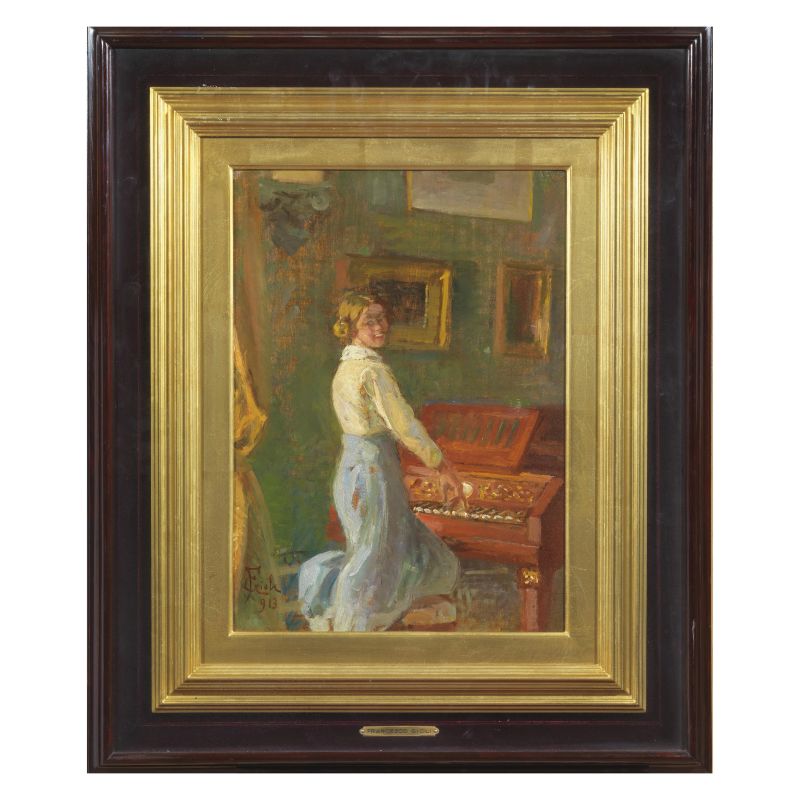 Francesco Gioli : Francesco Gioli  - Auction ARCADE | 19th to 20th century paintings - Pandolfini Casa d'Aste