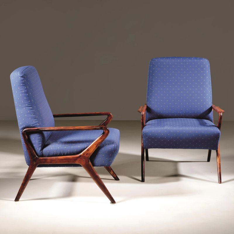 



COPPIA DI POLTRONE  - Asta DESIGN E ARTI DECORATIVE DEL '900 - Pandolfini Casa d'Aste