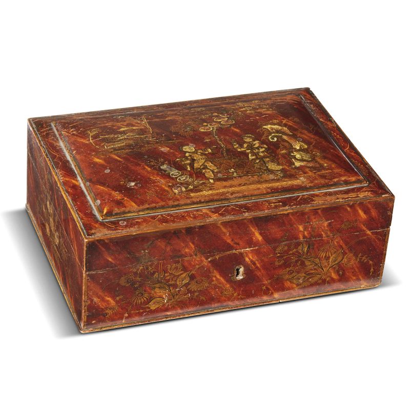 AN ENGLISH BOX, 18TH CENTURY  - Auction ONLINE AUCTION | ARREDARE CON STILE. MOBILI E OGGETTI D'ARTE - Pandolfini Casa d'Aste