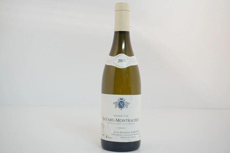 Batard-Montrachet Domaine J. C. Ramonet 2008  - Asta VINI PREGIATI E DISTILLATI DA COLLEZIONE - Pandolfini Casa d'Aste