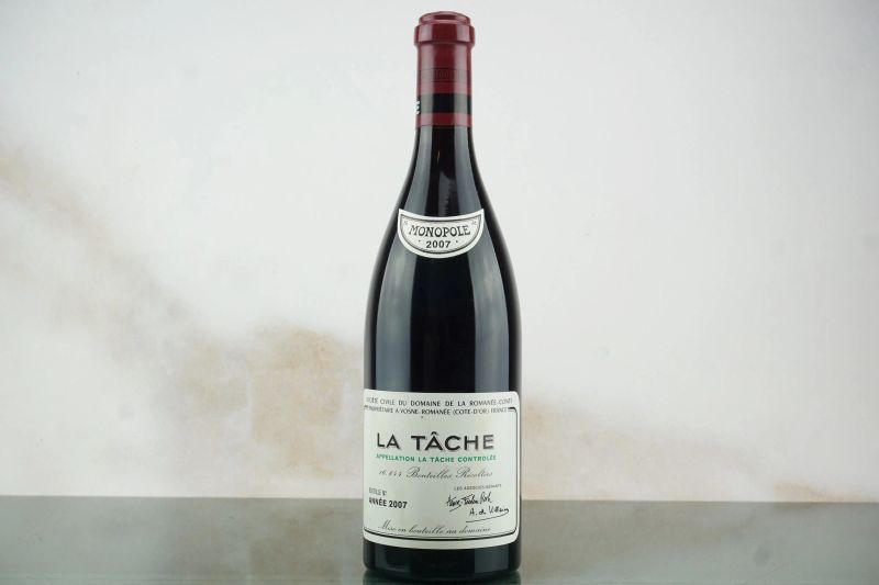 La T&acirc;che Domaine de la Roman&eacute;e Conti 2007  - Auction LA RAFFINATEZZA DELLA COMPLESSITA' - Fine and Rare Wine - Pandolfini Casa d'Aste