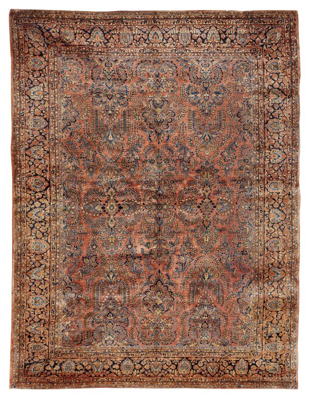      TAPPETO SARUK AMERICANO, PERSIA, 1870   - Auction important antique rugs - Pandolfini Casa d'Aste