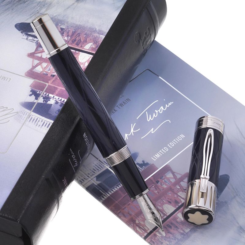 Montblanc : MONTBLANC MARK TWAIN LIMITED EDITION FOUNTAIN PEN N. 09669/12000, 2010  - Auction WATCHES AND PENS - Pandolfini Casa d'Aste