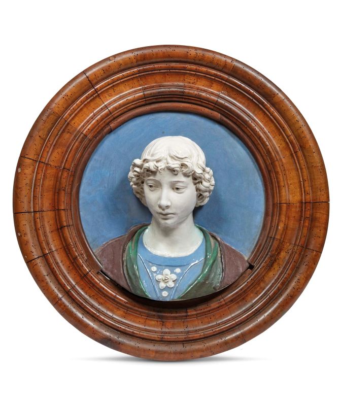      Manifattura fiorentina, fine secolo XIX (Manifattura Cantagalli?)   - Auction Works of Art and Sculptures - Pandolfini Casa d'Aste