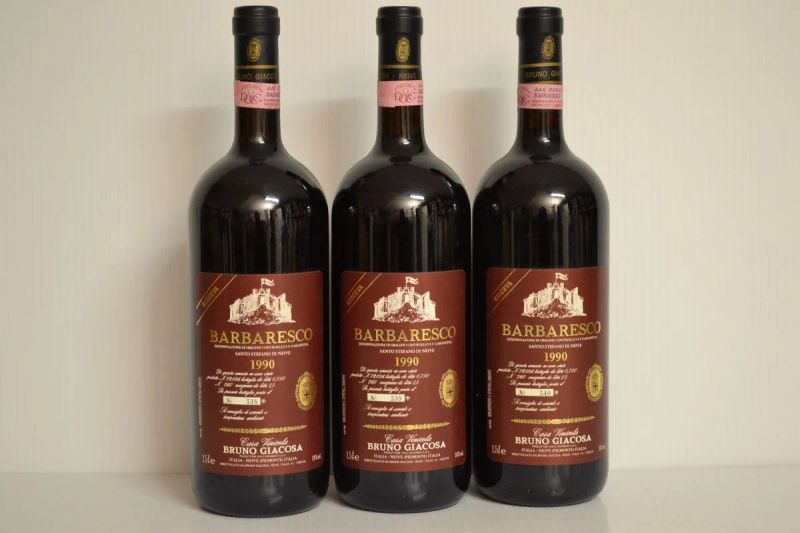 Barbaresco Santo Stefano Riserva Etichetta Rossa Bruno Giacosa 1990  - Auction Finest and Rarest Wines  - Pandolfini Casa d'Aste