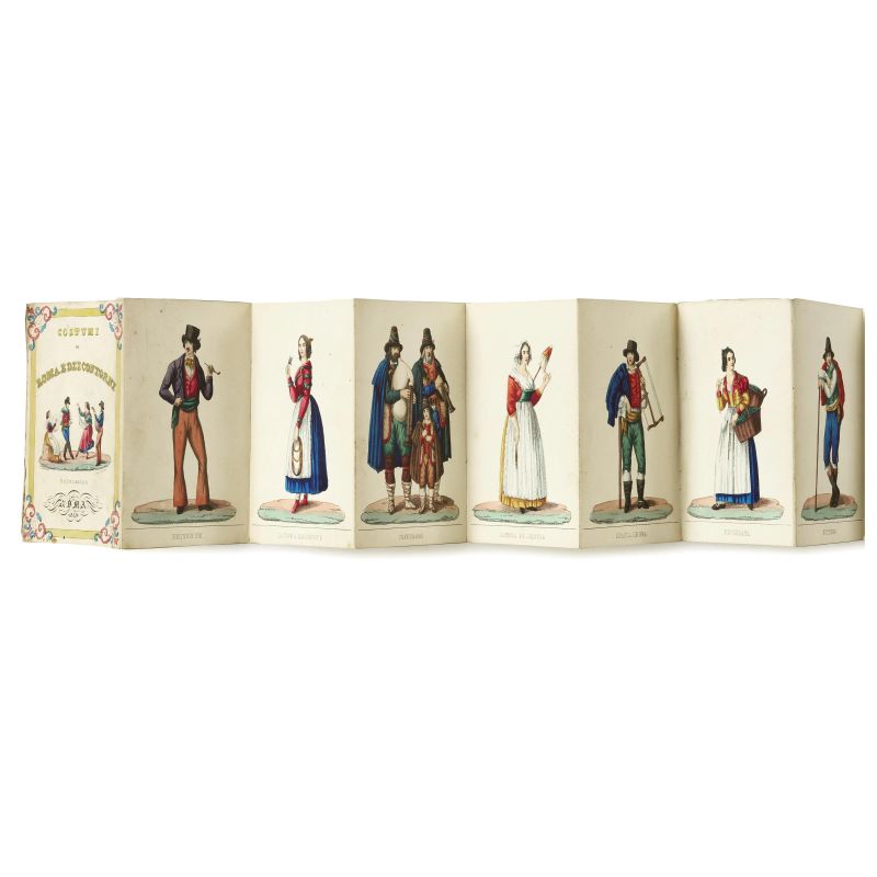 Bertini, Angelo. Costumi di Roma e dei contorni. Roma, 1846.  - Asta LIBRI, MANOSCRITTI, AUTOGRAFI E STAMPE - Pandolfini Casa d'Aste