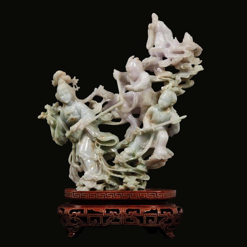 



INTAGLIO IN GIADEITE, CINA, SEC. XX  - Asta Asian Art | 东方艺术 - Pandolfini Casa d'Aste