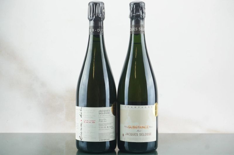 Selezione Jacques Selosse  - Auction LA RAFFINATEZZA DELLA COMPLESSITA' - Fine and Rare Wine - Pandolfini Casa d'Aste