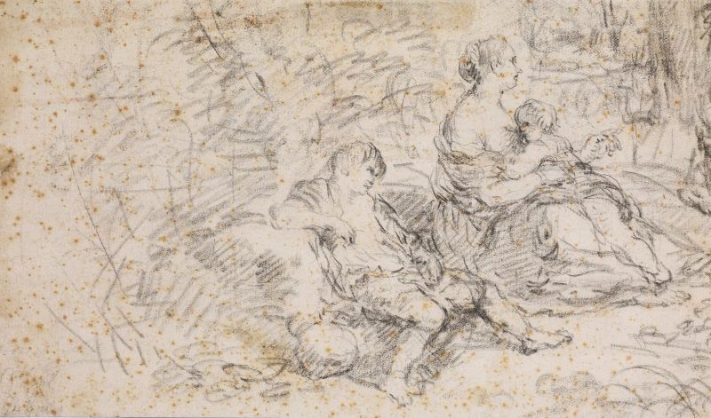      Francesco Zuccarelli   - Asta Opere su carta: disegni, dipinti e stampe dal secolo XV al XIX - Pandolfini Casa d'Aste
