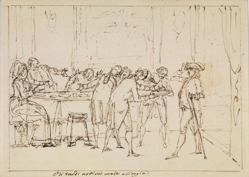      Giuseppe Piattoli   - Auction Works on paper: 15th to 19th century drawings, paintings and prints - Pandolfini Casa d'Aste