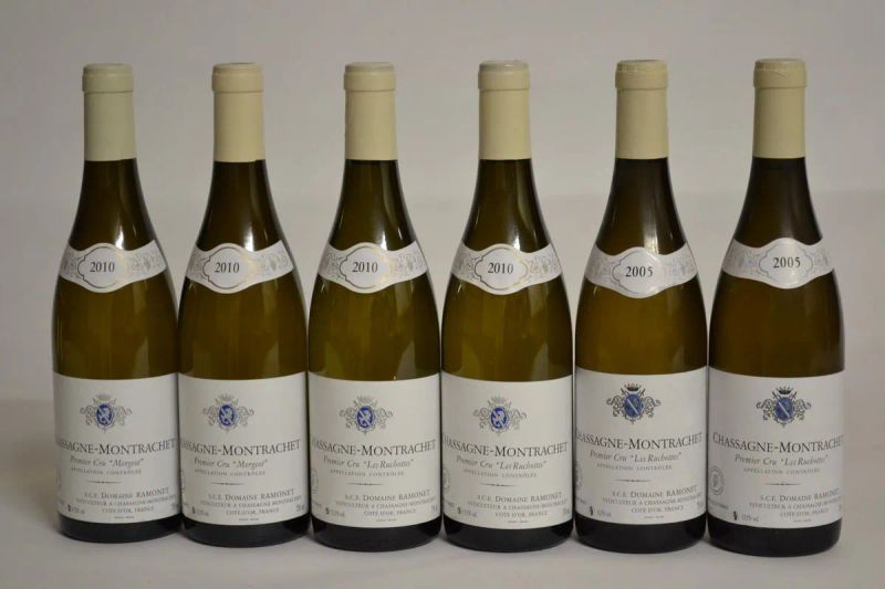 Selezione Chassagne Montrachet Premier Cru Domaine Ramonet  - Asta Vini pregiati e da collezione - Pandolfini Casa d'Aste