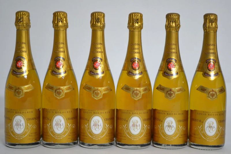 Cristal Roederer 1983  - Auction PANDOLFINI FOR EXPO 2015: Finest and rarest wines - Pandolfini Casa d'Aste