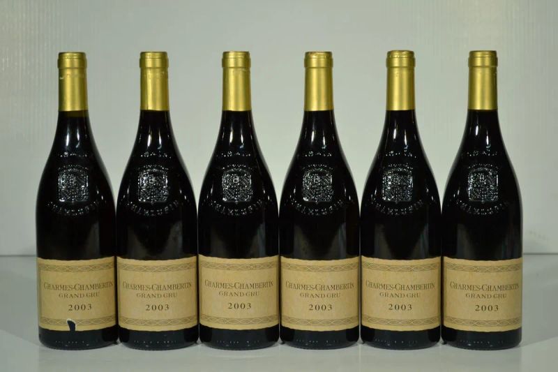 Charmes-Chambertin Grand Cru Domaine P. Charlopin-Parizot 2003  - Auction Finest and Rarest Wines - Pandolfini Casa d'Aste