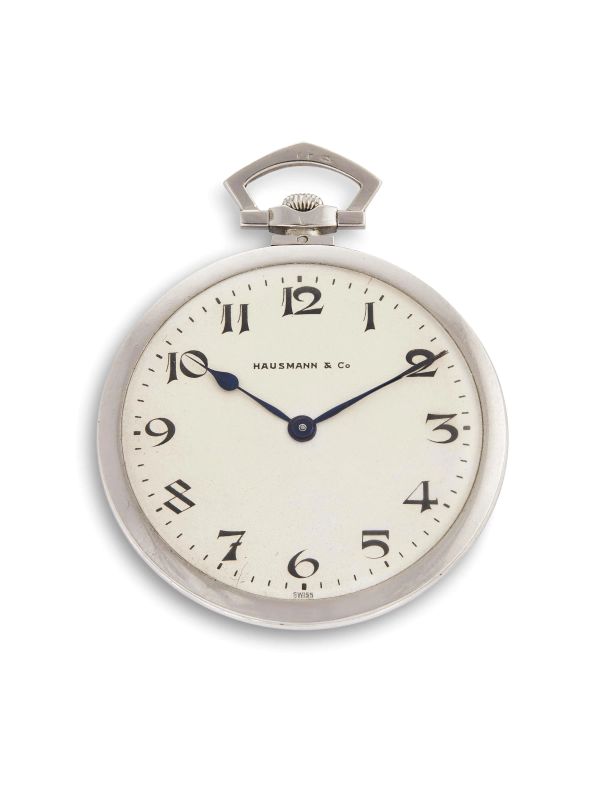      HAUSMANN &amp; CO OROLOGIO DA TASCA N. 3055XX   - Auction wristwatches - Pandolfini Casa d'Aste