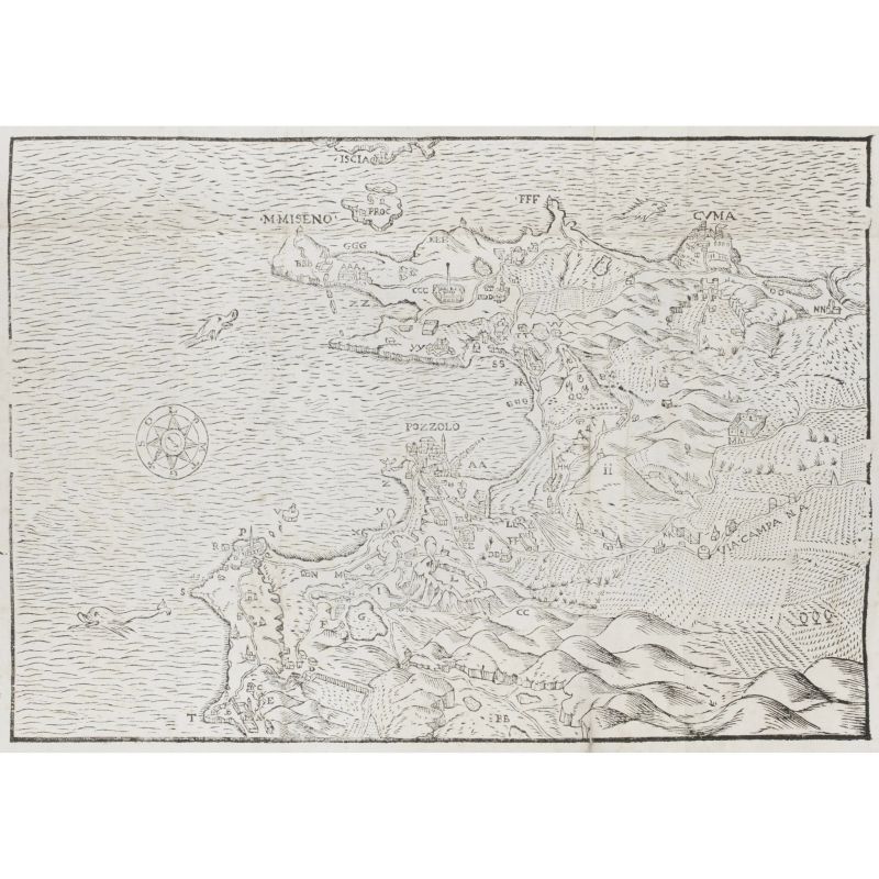 Mazzella, Scipione. Sito, et antichità della città di Pozzuolo, e del suo amenissimo distretto. Napoli, Stigliola, 1596. Legato con Opusculum de balneis Puteolorum Baiarum, et Pithecusarum. Napoli, Stigliola, 1593.  - Asta LIBRI, MANOSCRITTI, AUTOGRAFI E STAMPE - Pandolfini Casa d'Aste