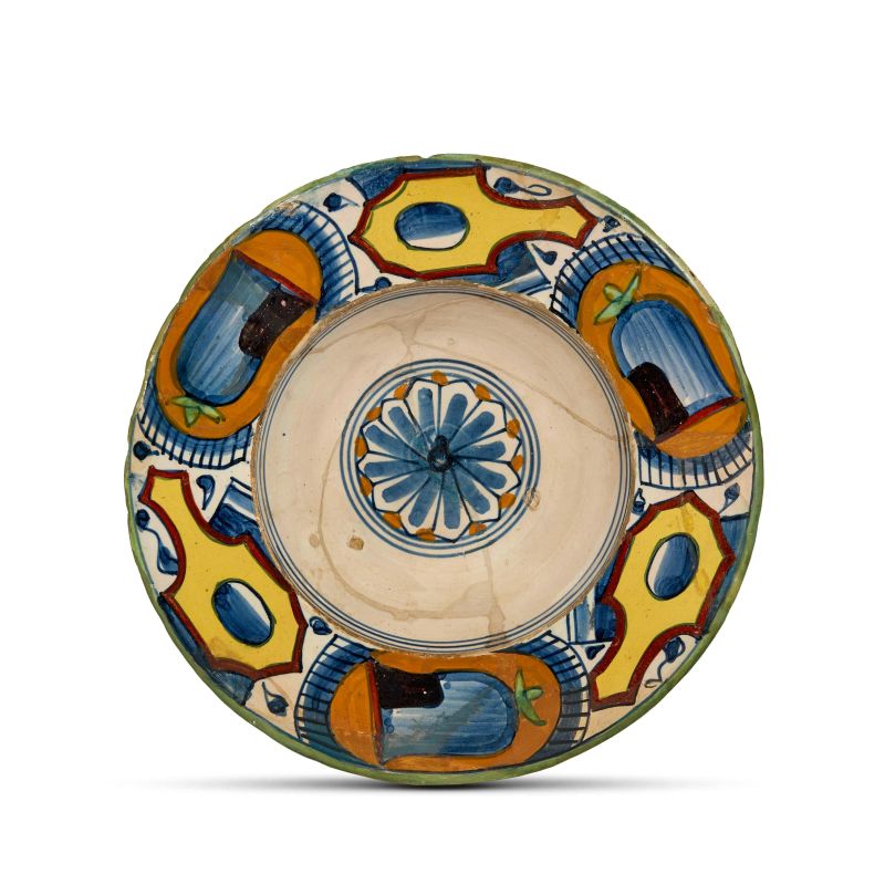 



PIATTO, MONTELUPO, 1500-1510 CIRCA  - Asta CERAMICA. MAIOLICHE E PORCELLANE DAL RINASCIMENTO AL SETTECENTO - Pandolfini Casa d'Aste