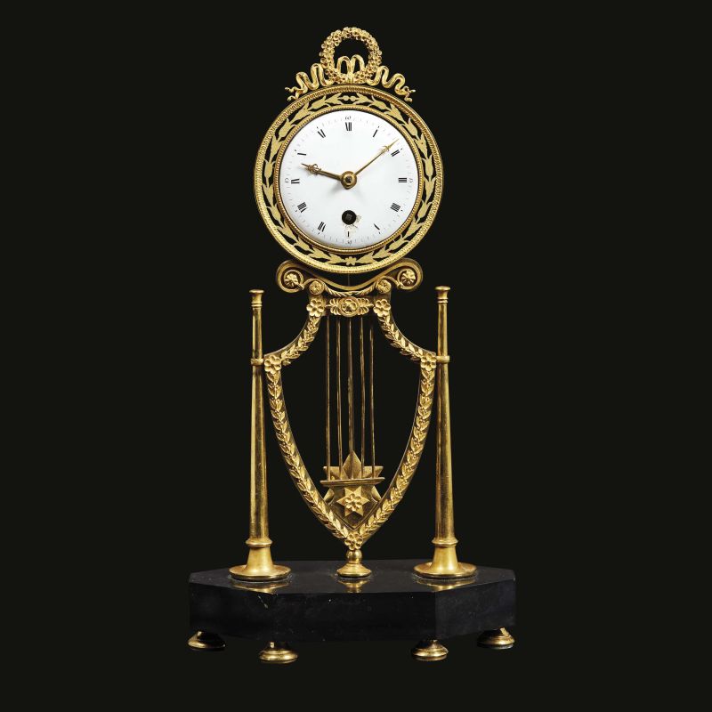 A PENDULUM CLOCK, FRANCE, FIRST HALF 19TH CENTURY  - Auction International fine art - Pandolfini Casa d'Aste