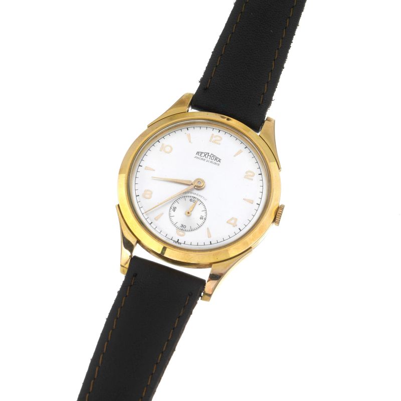 REXHORA GOLD PLATED WRISTWATCH  - Auction WATCHES AND PENS - Pandolfini Casa d'Aste