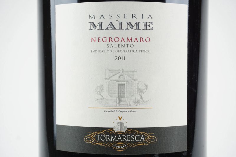Negroamaro Masseria Maime Tormaresca 2011  - Asta ASTA A TEMPO | Smart Wine - Pandolfini Casa d'Aste
