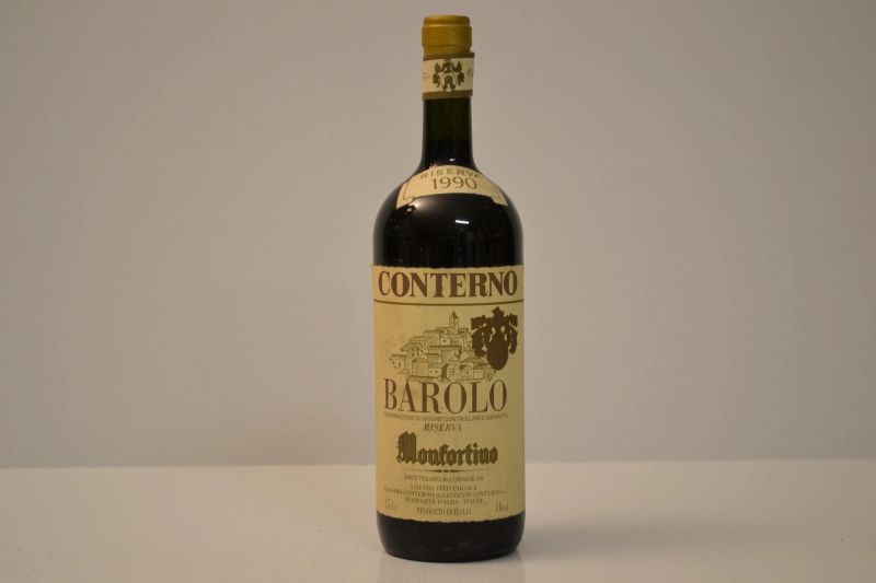 Barolo Monfortino Riserva Giacomo Conterno 1990  - Auction the excellence of italian and international wines from selected cellars - Pandolfini Casa d'Aste