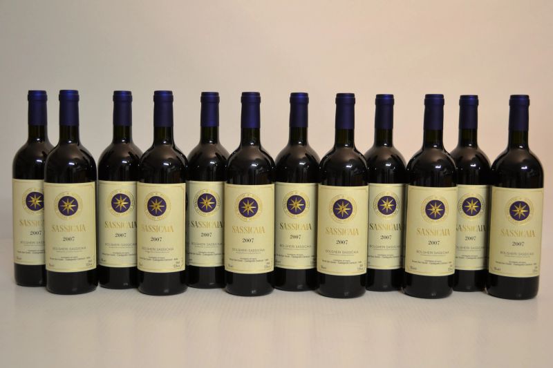 Sassicaia Tenuta San Guido 2007  - Auction A Prestigious Selection of Wines and Spirits from Private Collections - Pandolfini Casa d'Aste