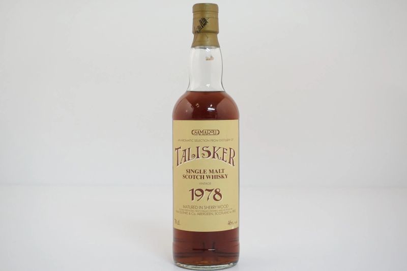 Talisker 1978  - Auction FINE WINES AND SPIRITS - Pandolfini Casa d'Aste