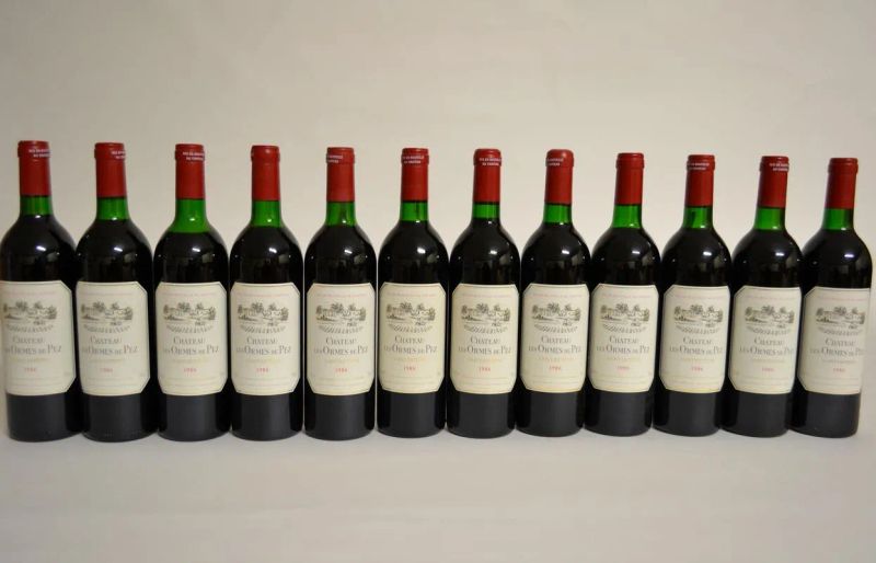 Chateau Les Ormes de Pez 1986  - Auction PANDOLFINI FOR EXPO 2015: Finest and rarest wines - Pandolfini Casa d'Aste