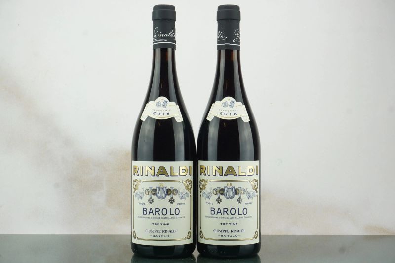 Barolo Tre Tine Giuseppe Rinaldi 2018  - Auction LA RAFFINATEZZA DELLA COMPLESSITA' - Fine and Rare Wine - Pandolfini Casa d'Aste