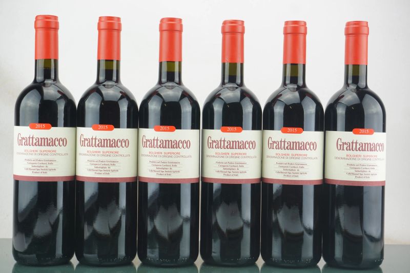 Grattamacco Podere Grattamacco 2015  - Auction LA RAFFINATEZZA DELLA COMPLESSITA' - Fine and Rare Wine - Pandolfini Casa d'Aste