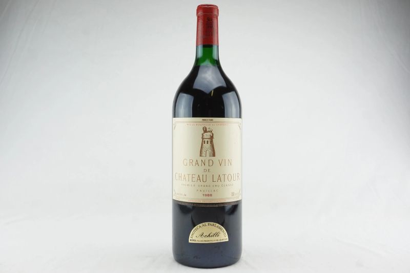Ch&acirc;teau Latour 1988  - Auction THE SIGNIFICANCE OF PASSION - Fine and Rare Wine - Pandolfini Casa d'Aste