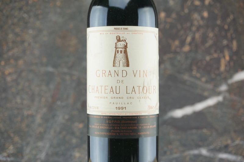Ch&acirc;teau Latour 1991  - Auction Smart Wine 2.0 | Click & Drink - Pandolfini Casa d'Aste