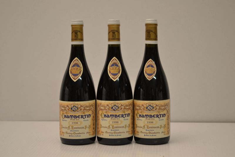 Chambertin Domaine Armand Rousseau 1998  - Auction An Extraordinary Selection of Finest Wines from Italian Cellars - Pandolfini Casa d'Aste