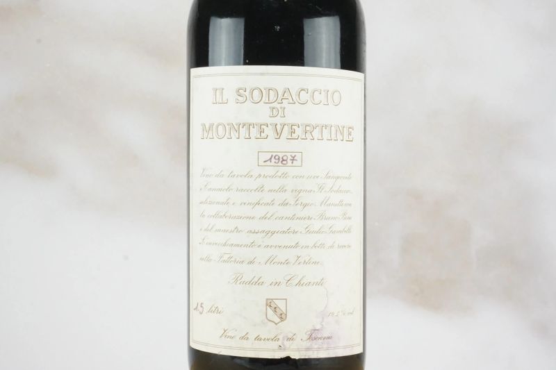 Il Sodaccio Montevertine 1987  - Auction Smart Wine 2.0 | Online Auction - Pandolfini Casa d'Aste