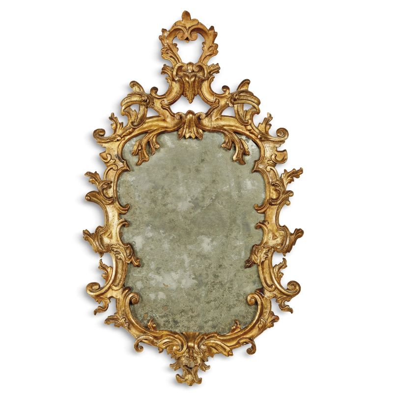 A NORTHERN ITALY MIRROR, 18TH CENTURY  - Auction furniture and works of art - Pandolfini Casa d'Aste