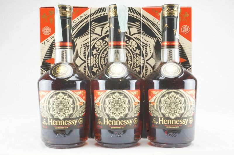 Cognac Very Special Limited Edition by Shepard Fairey Hennessy  - Asta Dal Rosso all'Oro - Whisky e Distillati da Collezione - Pandolfini Casa d'Aste