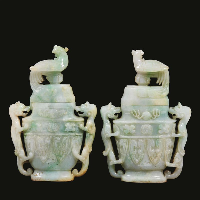 A PAIR OF VASES, CHINA, QING DYNASTY, 19TH CENTURY  - Auction Asian Art  东方艺术 - Pandolfini Casa d'Aste