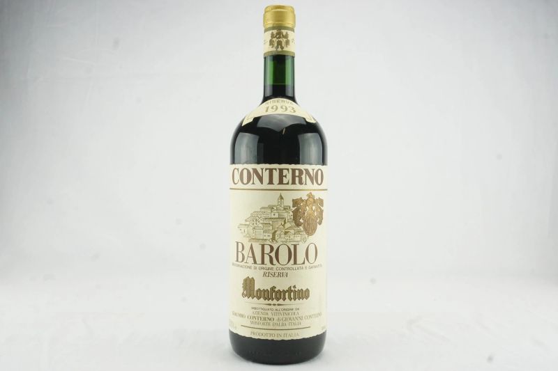 Barolo Monfortino Riserva Giacomo Conterno 1993  - Auction THE SIGNIFICANCE OF PASSION - Fine and Rare Wine - Pandolfini Casa d'Aste